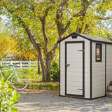 keter casetta da giardino manor 4x6 beige ean 7290106936980