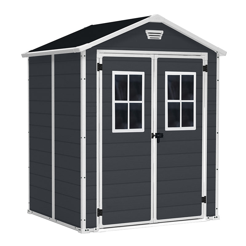 keter casetta da giardino manor 6x5 grigia ean 7290106938205