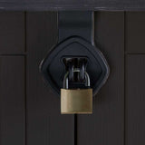 Armadio Portattrezzi Out Midi Nero 132x71x113cm
