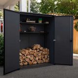 Armadio Portattrezzi Signature Noce 140x73x170