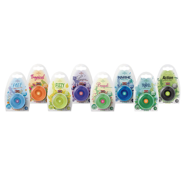 nbr deodorante auto my world is in gel assortito ean 8002565015088