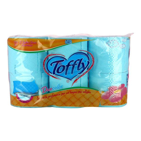 roto cart carta igienica toffly celeste 3 veli 6 rotoli ean 8002904116032