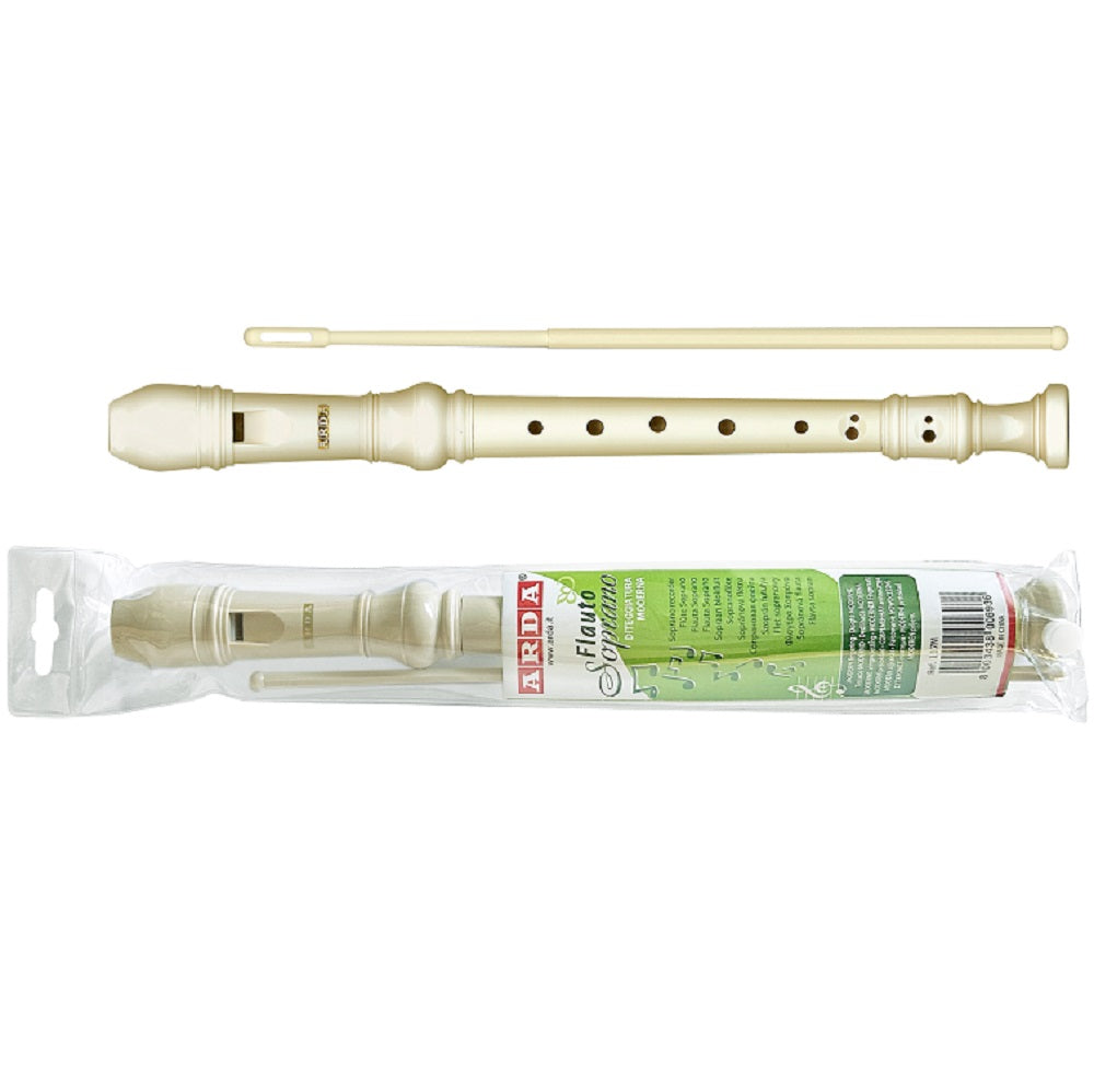 Flauto Soprano In Abs Smontabile Con Scovolino