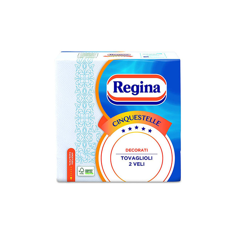 regina tovaglioli 2 veli 5 stelle 46 pezzi regina ean 8004260001748