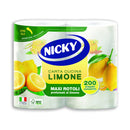 nicky asciugatutto limone 2 rotoli nicky ean 8004260433051