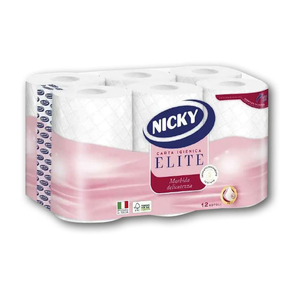 nicky carta igienica nicky elite 12 rotoli ean 8004260960663
