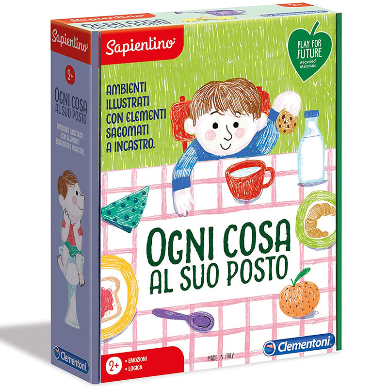 clementoni sapientino ogni cosa al suo posto ean 8005125161386
