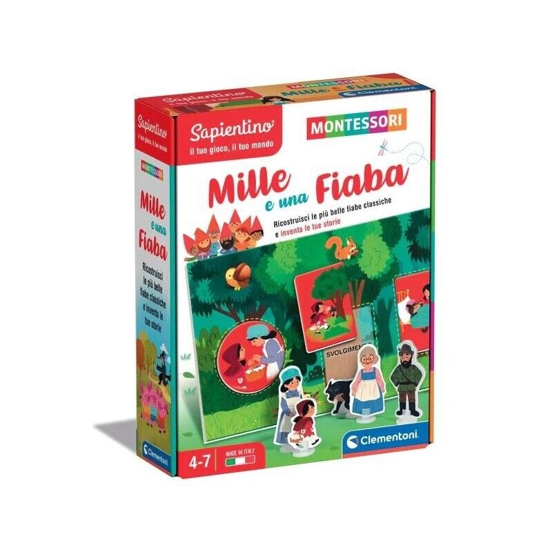 clementoni sapientino montessori mille e una fiaba ean 8005125164233