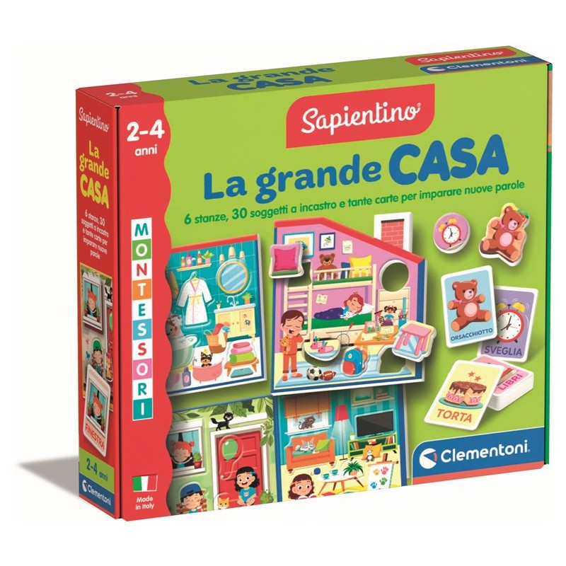 clementoni sapientino montessori la grande casa ean 8005125168538