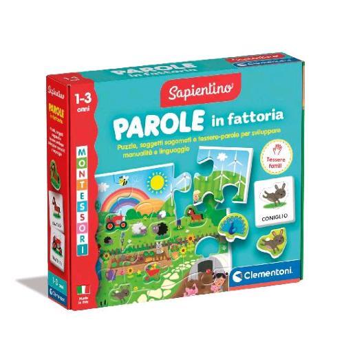 clementoni sapientino montessori parole in fattoria ean 8005125168644