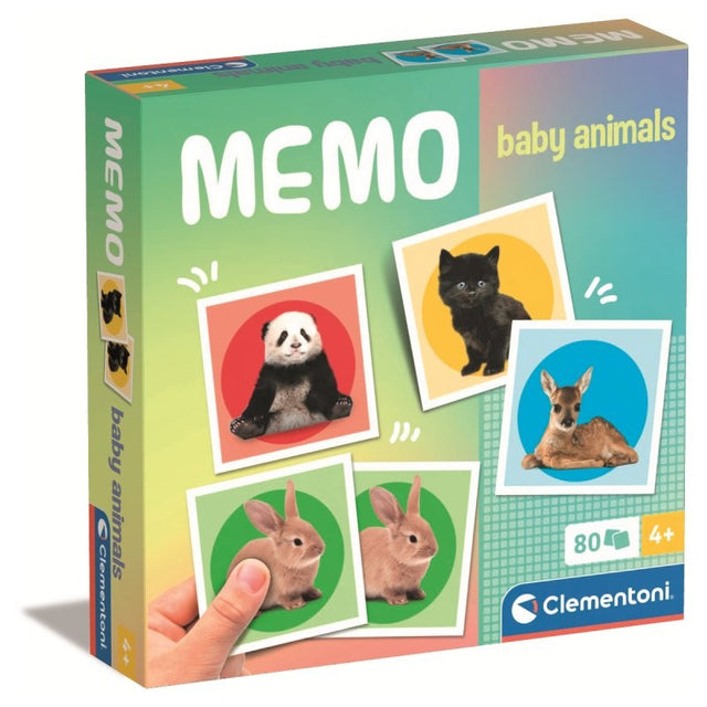 clementoni memo per bambini versione baby animals ean 8005125183050