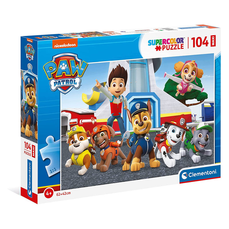 clementoni puzzle bambini paw patrol 104 pezzi ean 8005125237531