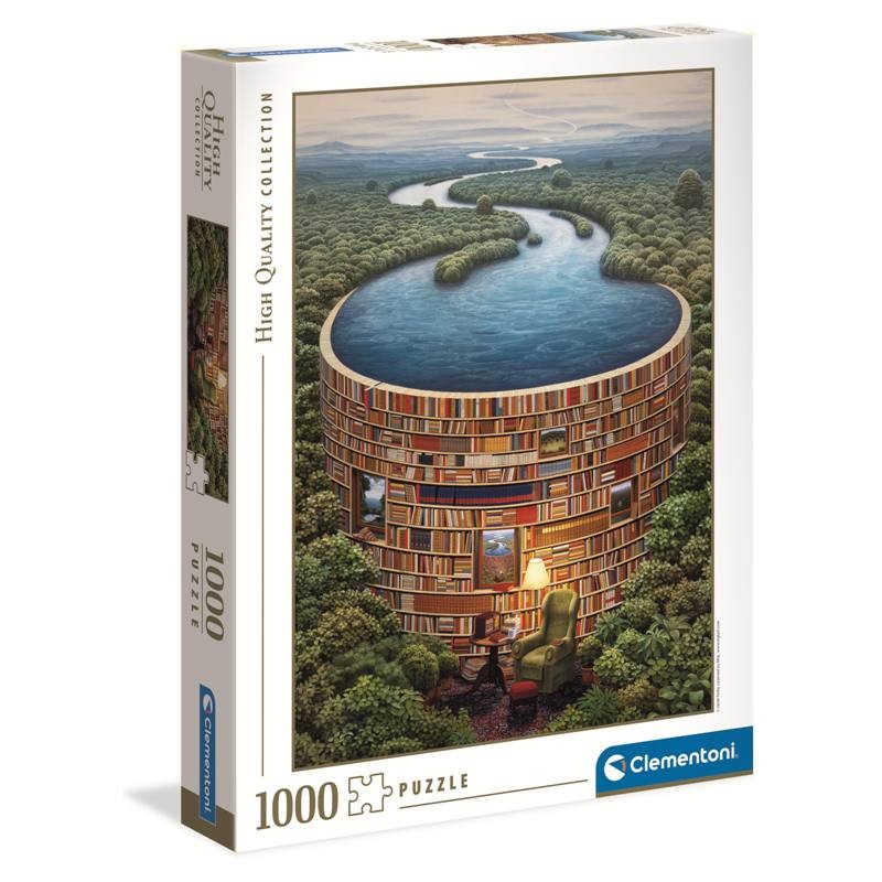 clementoni puzzle adulti bibliodame 1000 pezzi ean 8005125396030