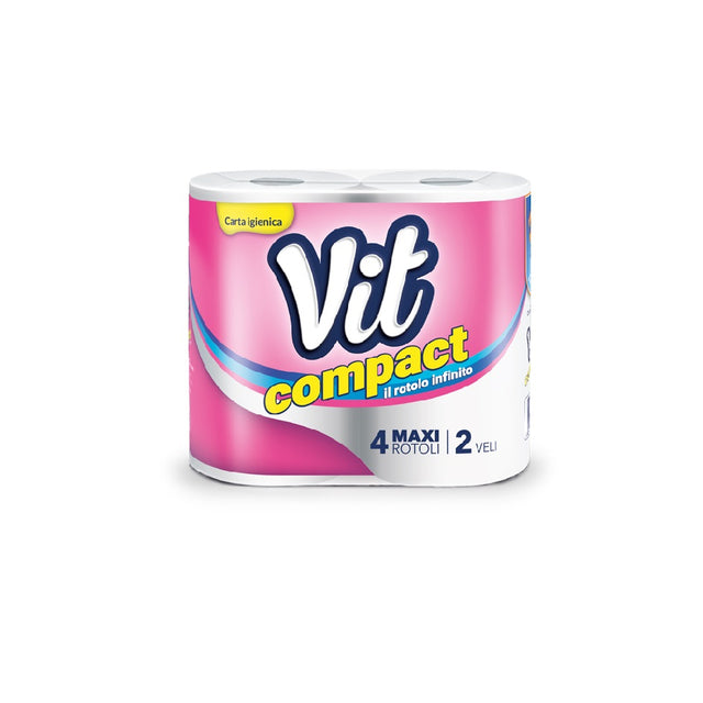 vit carta igienica compact 4 rotoli ic124 vit ean 8006783101219