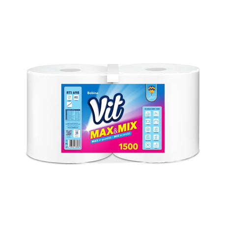 vit bobine max mix 1500 2 rotoli rti698 vit ean 8006783636988