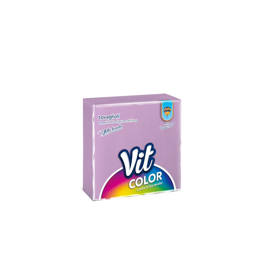 confalone tovaglioli color lilla tc 970 tc150 vit ean 8006783900065