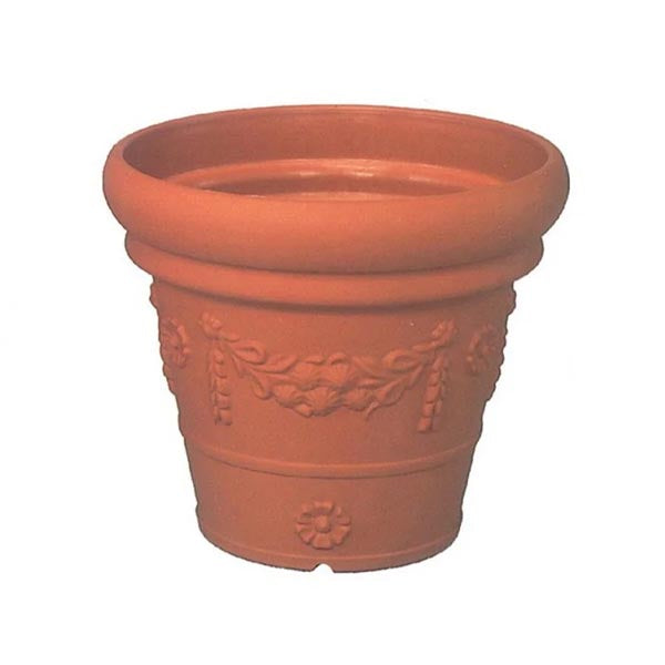 ipae progarden vaso proseidon festonato 45 cm colore terracotta ean 8009271000209