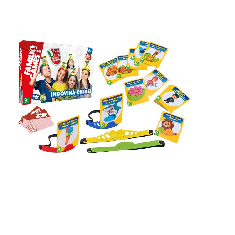 INDOVINA CHI SONO? GIOCO DA TAVOLA CON 50 CARTE