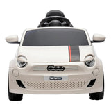 Auto Elettrica Fiat 500 Batteria A Litio 12v Bianc