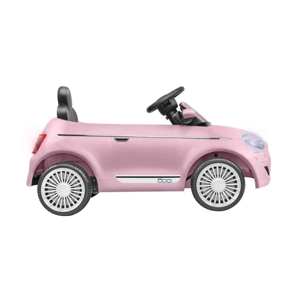 Auto Elettrica Fiat 500 Batteria A Litio 12v Rosa