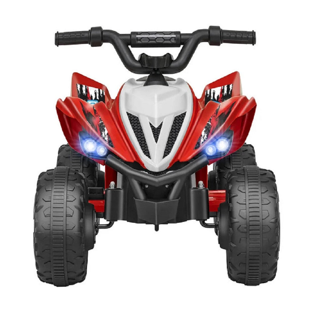Quad Elettrico Con Batteria A Litio 12v Rosso