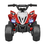 Quad Elettrico Con Batteria A Litio 12v Rosso