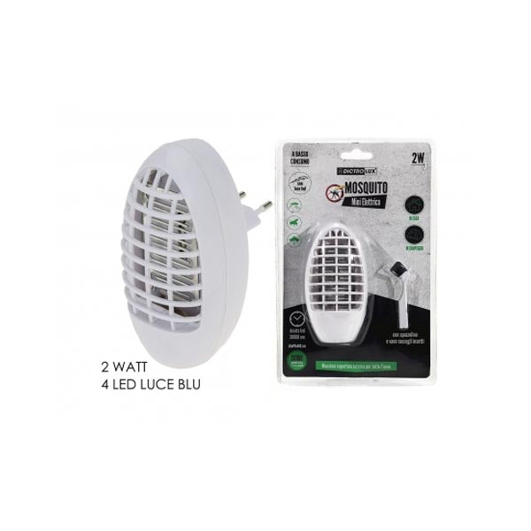 nbr lampada antizanzare elettrica a presa 2w ean 8015361929329