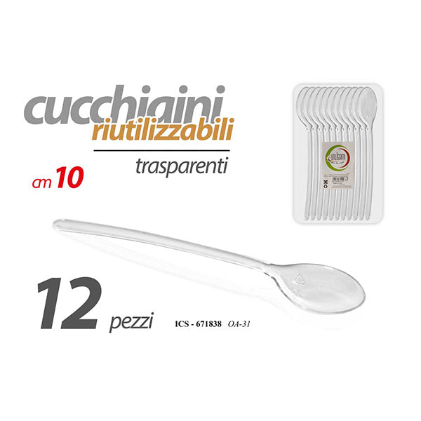 nbr cucchiai plastica 10cm 671838 ean 8025569671838
