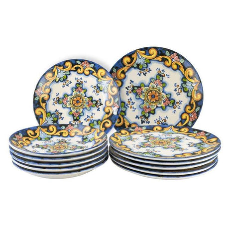 casalinghi letizia set 12 piatti decoro limonge ean 8032591300452