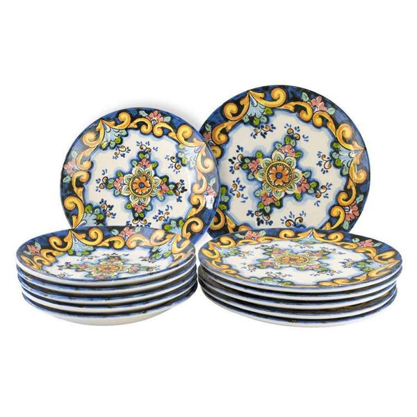 casalinghi letizia set 12 piatti decoro limonge ean 8032591300452