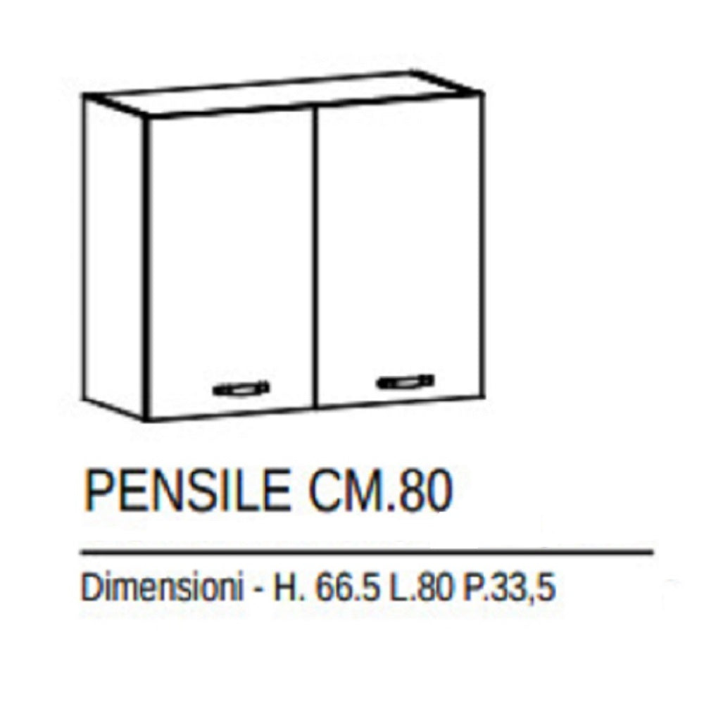 Pensile Cucina Federica 80 Cm Bianco