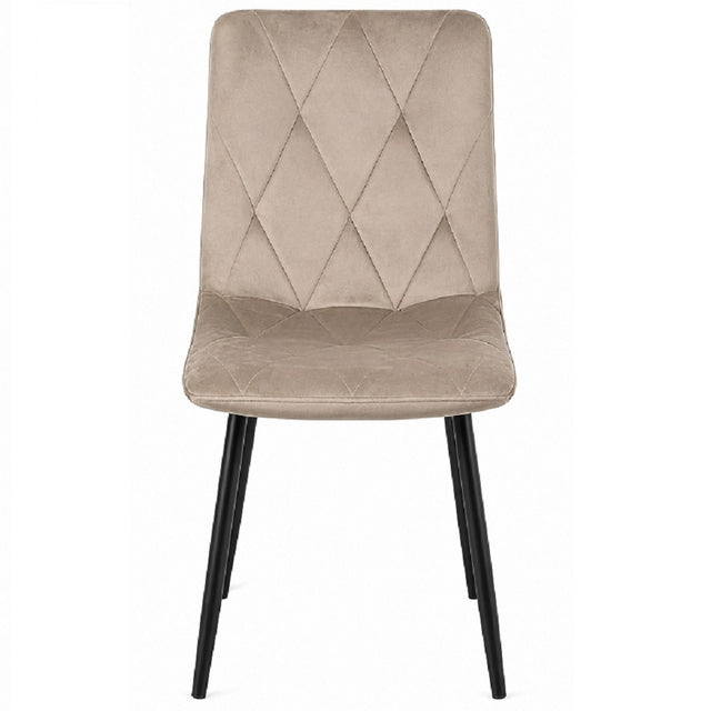 Sedia Arredo Fiamma Beige 43X55X86,5 cm Confezione 4 pz