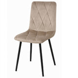 Sedia Arredo Fiamma Beige 43X55X86,5 cm Confezione 4 pz