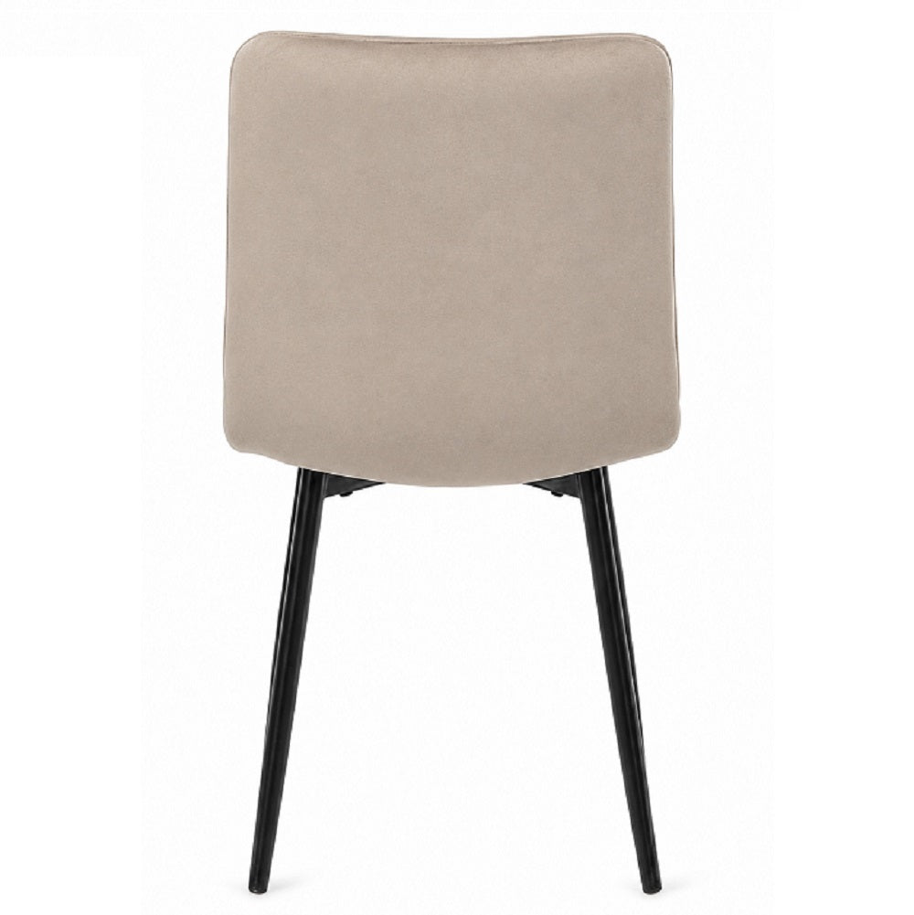 Sedia Arredo Fiamma Beige 43X55X86,5 cm Confezione 4 pz