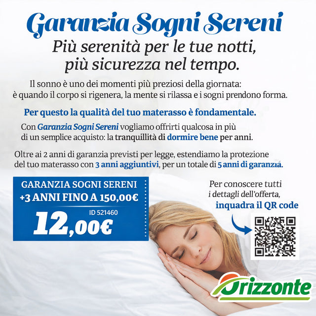 Garanzia Sogni Sereni +3 Fino a 150 €