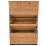 Scarpiera Orione Rovere 3 Cassetti 60x24x100 Cm