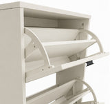 Scarpiera Orione Bianca 4 Cassetti 60x24x130 Cm