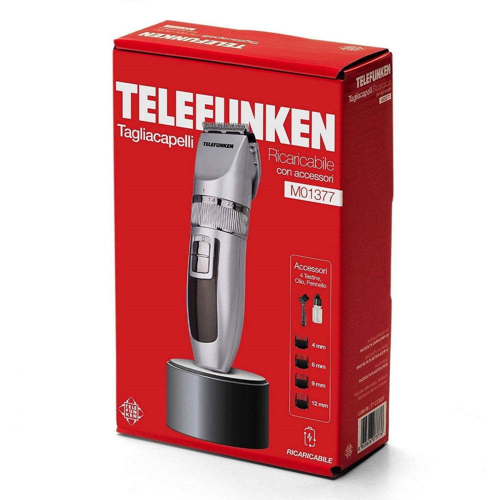 Tagliacapelli Ricaricabile M01377 Telefunken