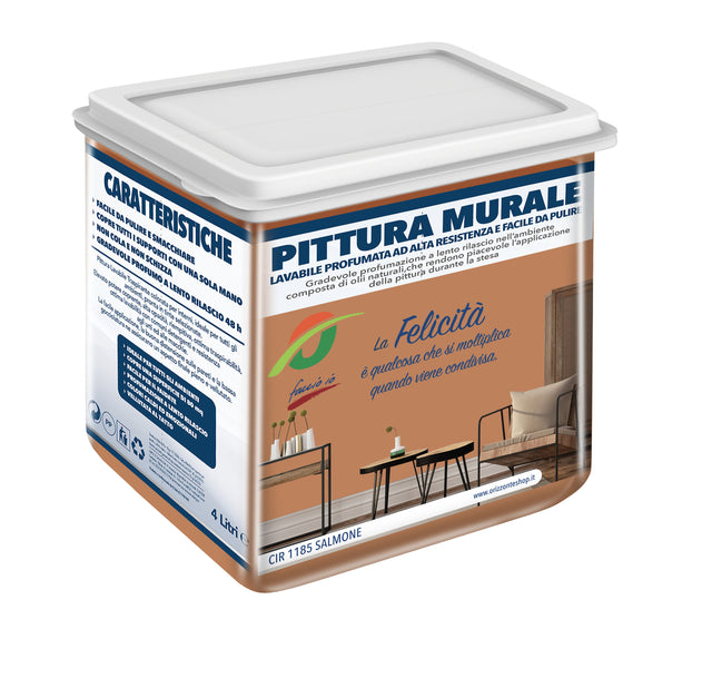 nbr pittura lavabile profumata salmone 4lt ean 8053835015291