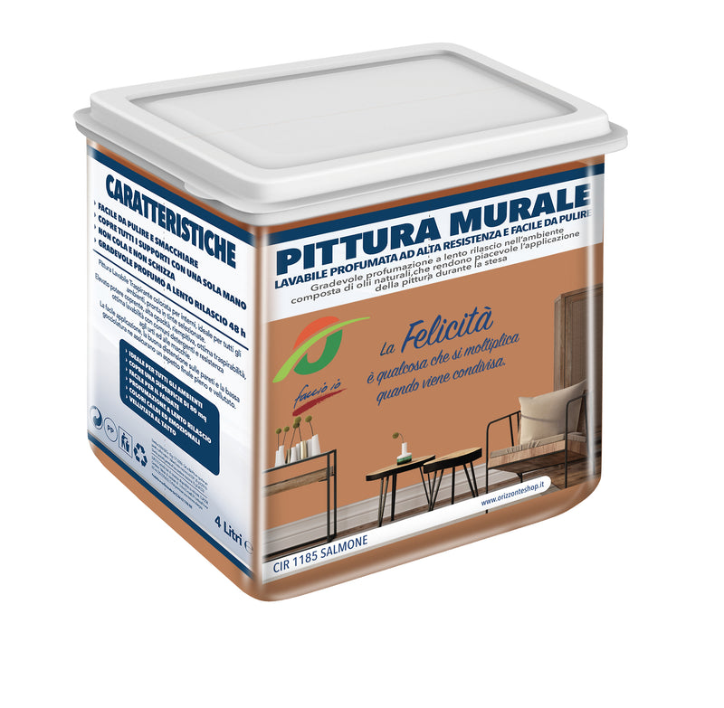 nbr pittura lavabile profumata salmone 4lt ean 8053835015291