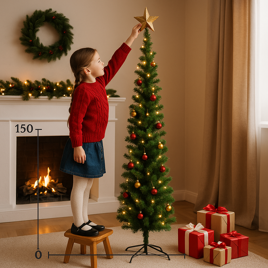 Albero Natale in abete artificiale H150-180-210 cm