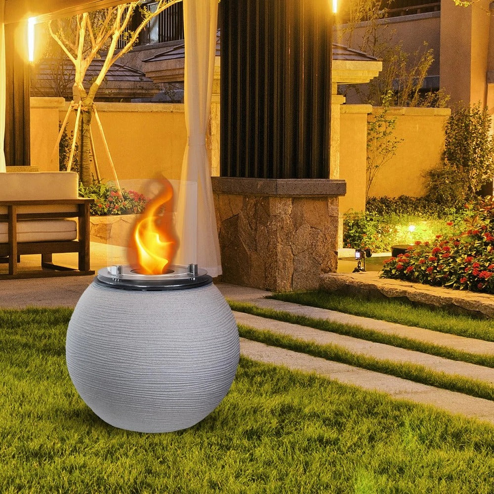 Braciere Bioetanolo Da Terra Botticelli  Beige