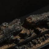 Camino Elettrico Da Terra Jefferson Legno Nero