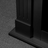 Camino Elettrico Da Terra Cambridge Legno Nero