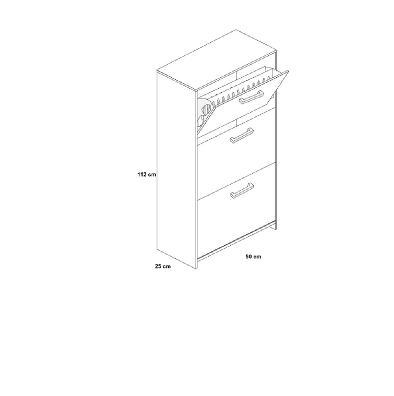SCARPIERA FRESIA SLIM 3 ANTE 12 Paia OLMO