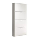 ctf scarpiera forio slim 4 ante bianca 145x72x15cm ean 8058333533483