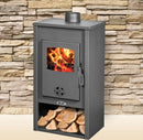 Stufa A Legna 8-9kw Basilea Grigia Blist 004920