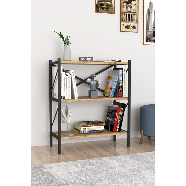 immagine-1-bofigo-libreria-metal-3-ripiani-colore-pino-66x34h85-cm-ean-8683456000361