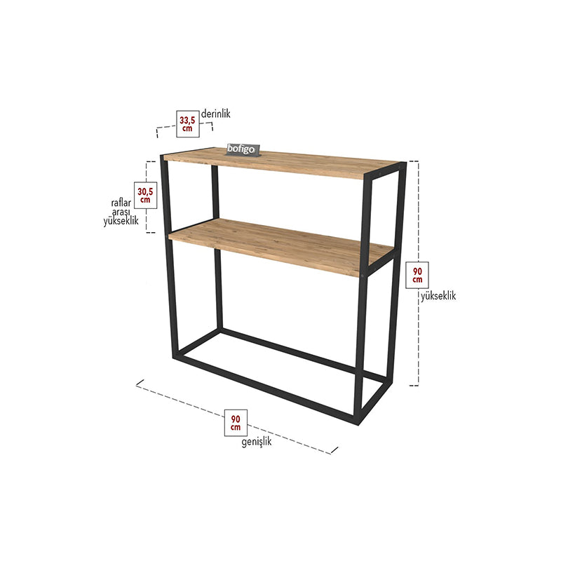 immagine-2-bofigo-mobile-consolle-metal-colore-pino-90x335h90-cm-ean-8683456001429