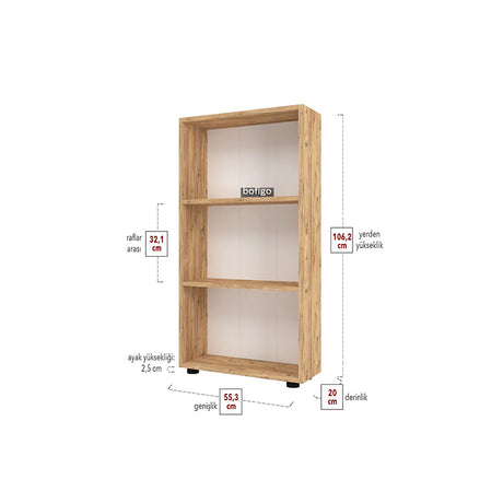immagine-2-bofigo-libreria-3-ripiani-moderna-colore-pino-ean-8683456008978